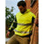 Award Safety Bisley Hi Vis Hoodie Stretchy Taped Fleece BK6815T Tradie Front