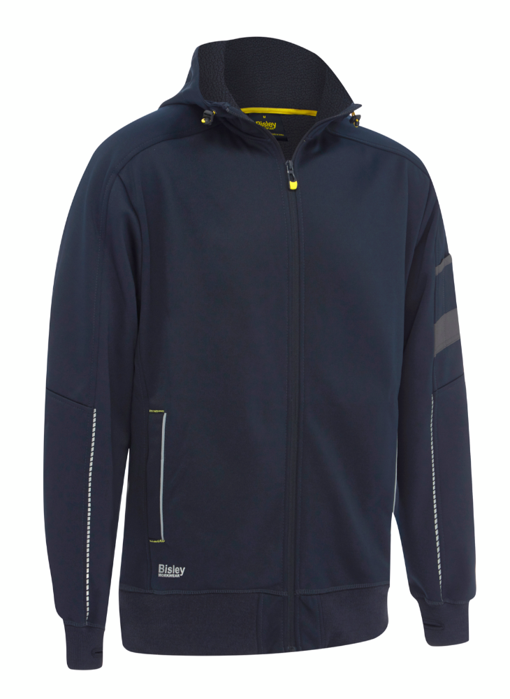 Jims Scratch and Dent Bisley Hoodie Zip Front Work Fleece with Sherpa Lining