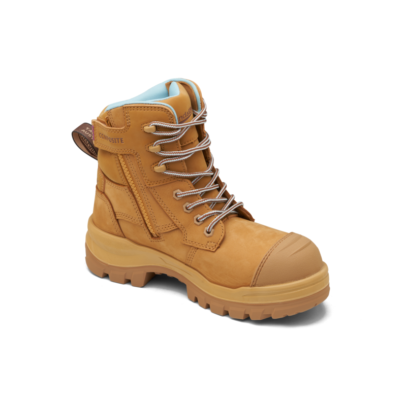 Award Safety Blundstone Womens RotoFlex Safety Work Boots 8860 Wheat side view