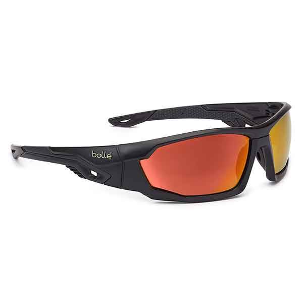 Bolle Safety MERCURO Grey / Black Temples Red Flash Polarised Lens