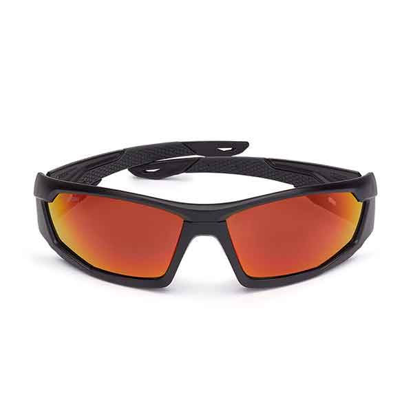 Bolle Safety MERCURO Grey / Black Temples Red Flash Polarised Lens Front view