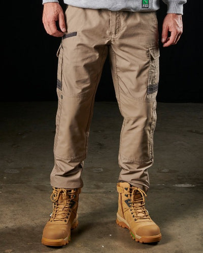 Award Safety FXD Work Pant Lightweight WP_5 Khaki Front view