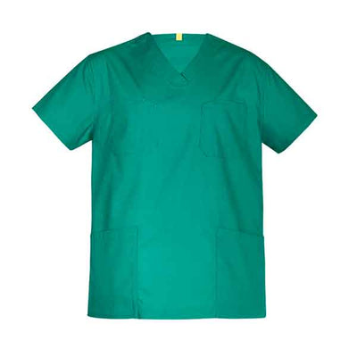 Biz Care Scrub Top Unisex Hartwell Reversible CST150US Surgical Green Front