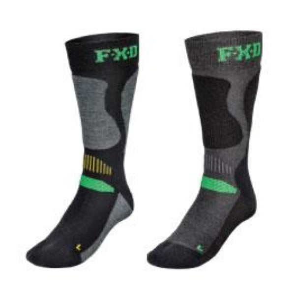 Award Safety FXD Sock Tech 2 Pack Size 7 to 12