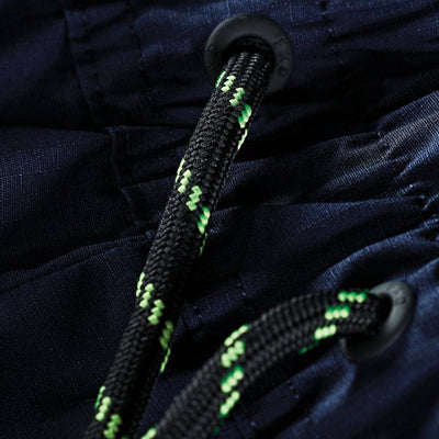 Award Safety FXD Work Short Elastic Waist Repreve Stretch Ripstop Navy Waist ties