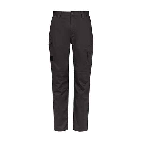 Syzmik Mens Cargo Pant Summer Weight ZP145 Charcoal Front