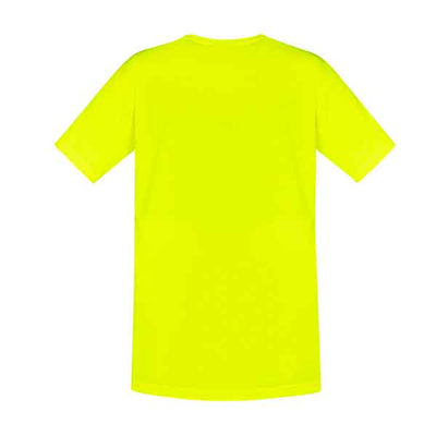 Syzmik Mens Hi Vis Tee Shirt ZH290 Yellow Back