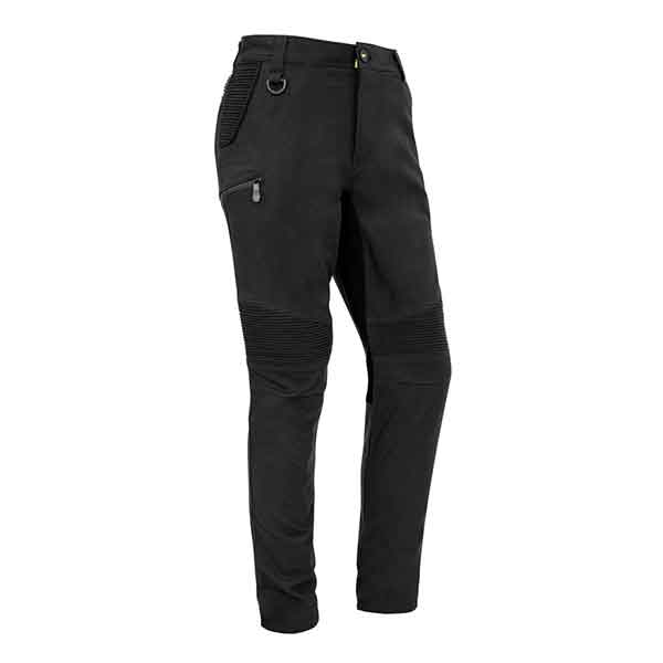 Award Safety Syzmik Work Pant Mens Streetworx Stretch ZP320 Charcoal Front Side