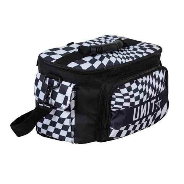UNIT Cooler Bag Checkers 191131006 Black Left end