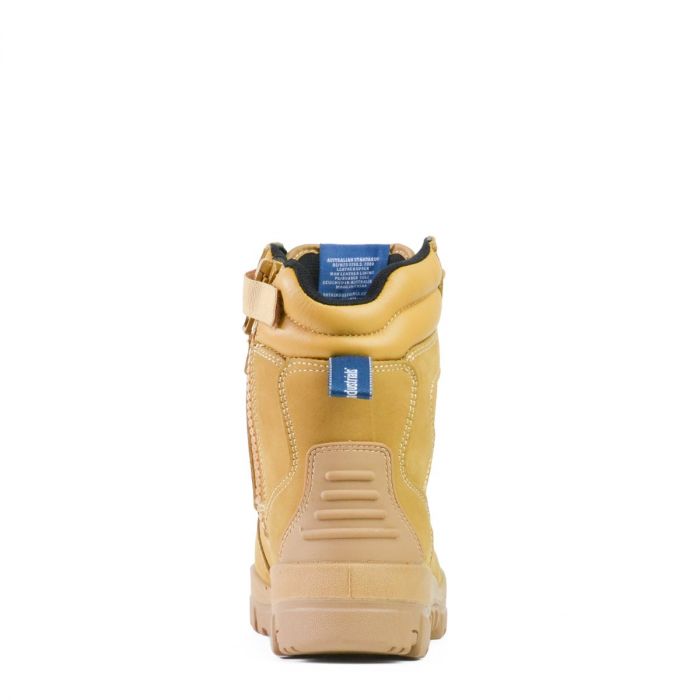 Footwear - Bata Helix Longreach Zip Sided Scuff Cap Steel Cap Safety Boot