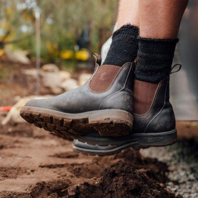 Footwear - Blundstone Elastic Side Work Boot #600