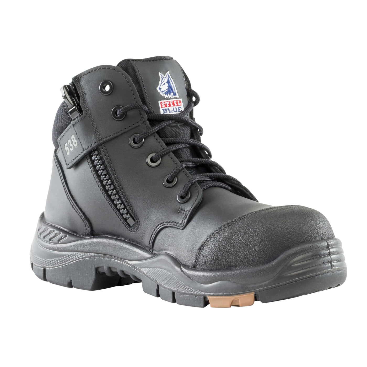 Footwear - Steel Blue Parkes Zip Composite Toe Safety Work Boots