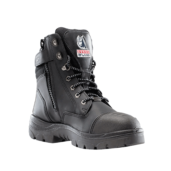 Steel Blue Southern Cross Zip Graphtec Safety Work Boots | Free Shipp ...