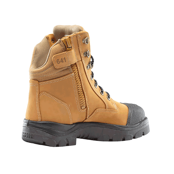 Footwear - Steel Blue Southern Cross Zip Graphtec Safety Work Boots
