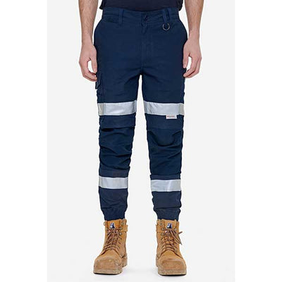 High Vis Clothing - ELWD Mens Reflective Cuffed Work Pants