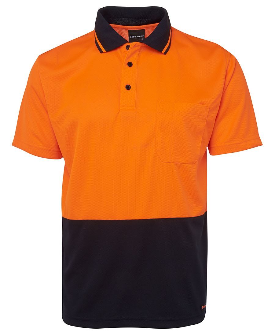 High Vis Clothing - JBs Wear Hi Vis Polo Shirt 4602.1 Non Cuff Traditional Polo