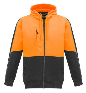 High Vis Clothing - Syzmik Hi Vis Hoodie Unisex Full Zip