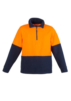 High Vis Clothing - Syzmik Hi Vis Jumper Unisex Half Zip Fleece