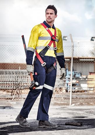 High Vis Clothing - Syzmik Hi Vis Overall Taped Rugged Cooling