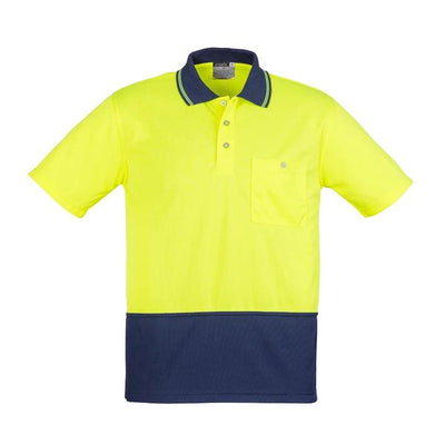 High Vis Clothing - Syzmik Hi Vis Polo Shirt Basic Spliced Short Sleeve