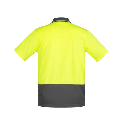 High Vis Clothing - Syzmik Hi Vis Polo Shirt Mens Comfort Back Short Sleeve