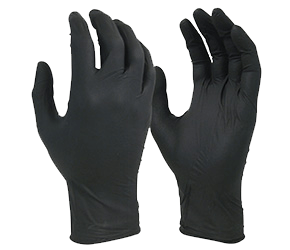 Black Shield Disposable Nitrile Gloves Extra Heavy Duty