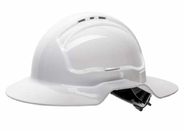 Safety - Force360 Broad Brim Hard Hat Vented 6 Point Ratchet Type 1