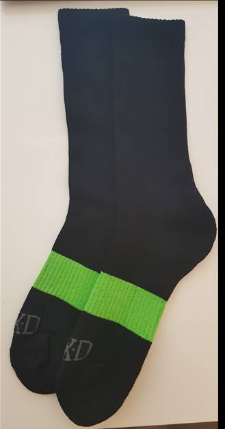 Workwear - FXD Sock Black Core Long 5 Pack Size 7 To 12